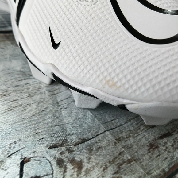 Men’s Nike Alpha Menace White/Black Alpha Cleats Size 11.5 - Picture 12 of 14